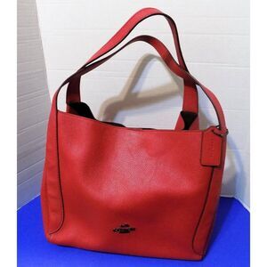 Coach Hadley Hobo Red 73549 Shoulder Bag Tote Classic Modern Purse Handbag